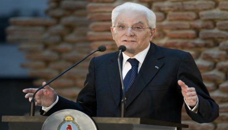 الرئيس الإيطالي سيرجيو ماتاريلا