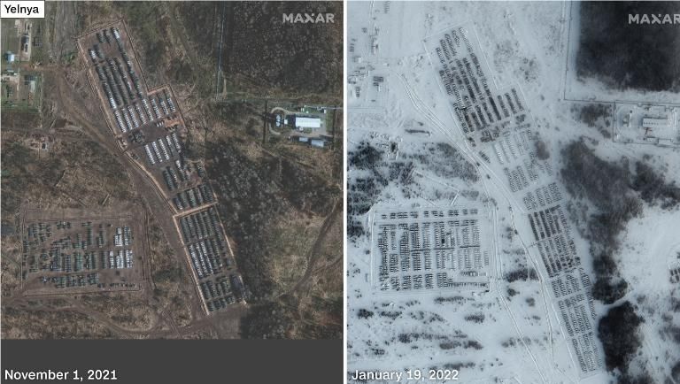 صور للأقمار الصناعية تظهر التعزيزات العسكرية الروسية - ماكسار