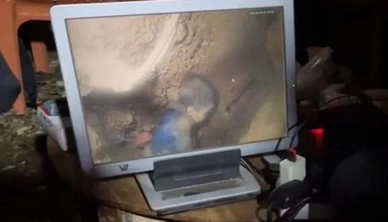 كاميرا ترصد وضع ريان داخل الحفرة
