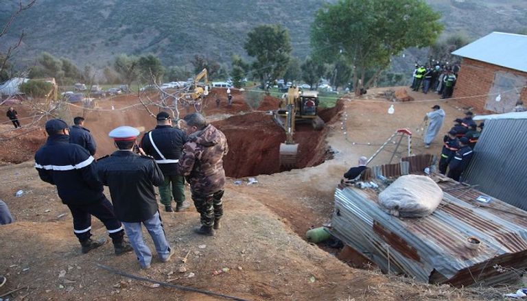 كاميرا ترصد وضع ريان داخل الحفرة