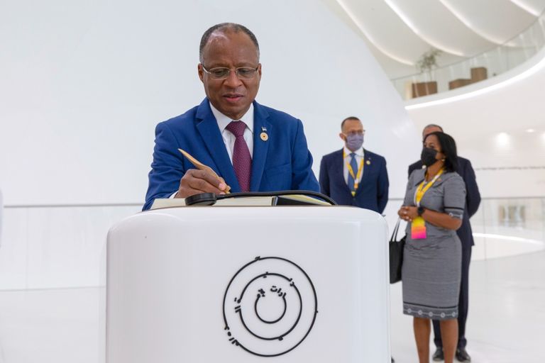 جانب من احتفالات جمهورية الرأس الأخضر بيومها الوطني في إكسبو 2020 دبي جانب من احتفالات جمهورية الرأس الأخضر بيومها الوطني في إكسبو 2020 دبي