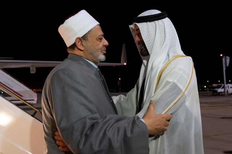 جانب من توقيع وثيقة الأخوة الإنسانية