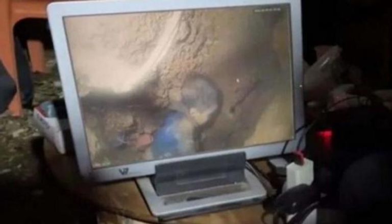كاميرا ترصد وضع ريان داخل الحفرة