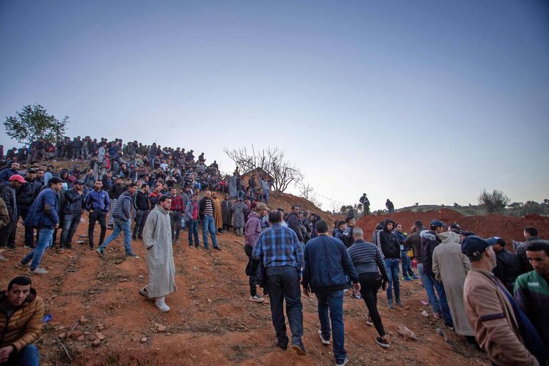 كاميرا ترصد وضع ريان داخل الحفرة