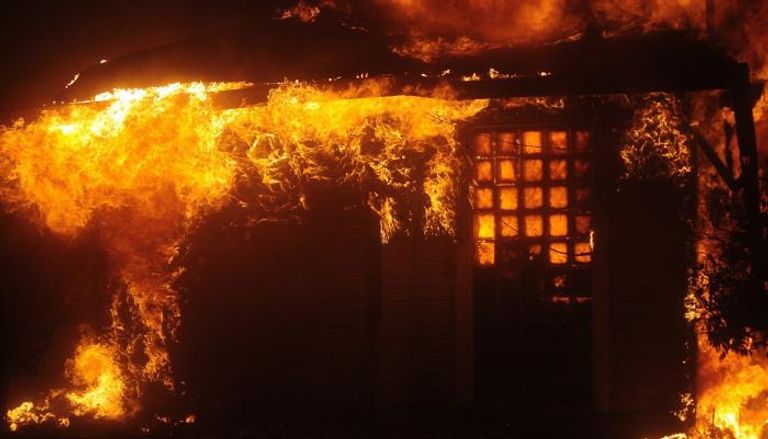 حريق منزل - أرشيفية