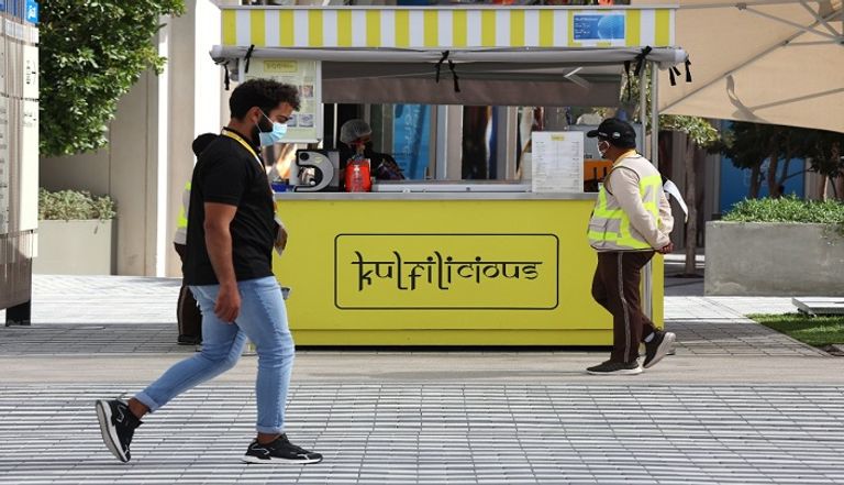 أحد أنواع الحلويات في إكسبو 2020 دبي