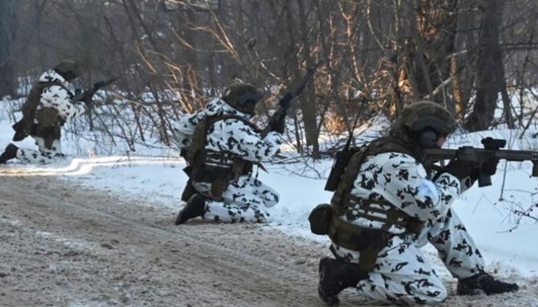 تدريبات أوكرانية على حدود روسيا