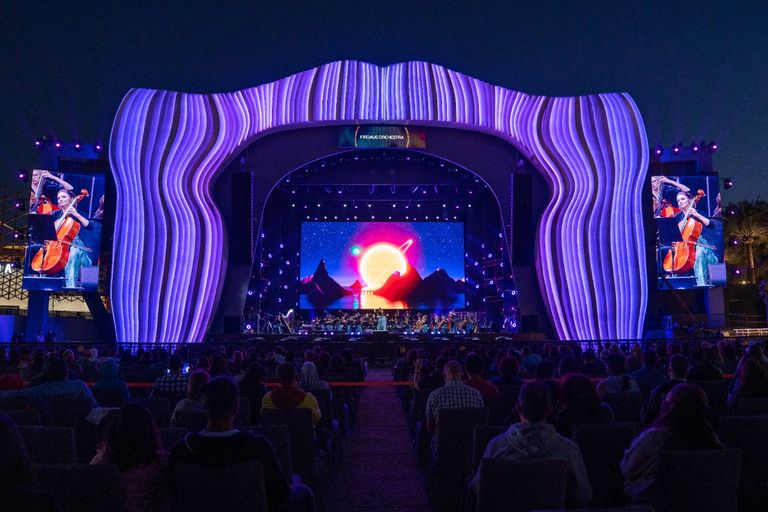 جانب من الحفل على مسرح اليوبيل في إكسبو 2020 دبي