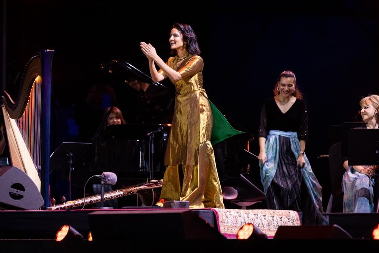 جانب من الحفل على مسرح اليوبيل في إكسبو 2020 دبي