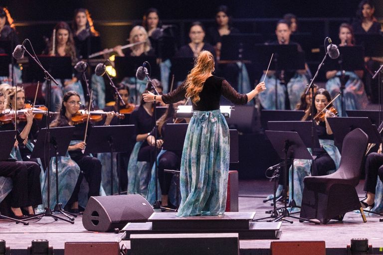 جانب من الحفل على مسرح اليوبيل في إكسبو 2020 دبي