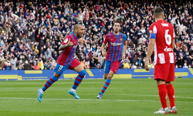 برشلونة ضد أتلتيكو مدريد فريق برشلونة