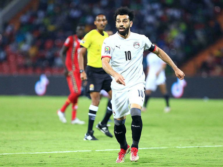 محمد صلاح مهاجم مصر في كأس أمم أفريقيا محمد صلاح نجم مصر وليفربول