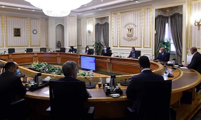 لقاء رئيس الحكومة المصرية مع مسؤولي شركة أوكيانوس الأمريكية