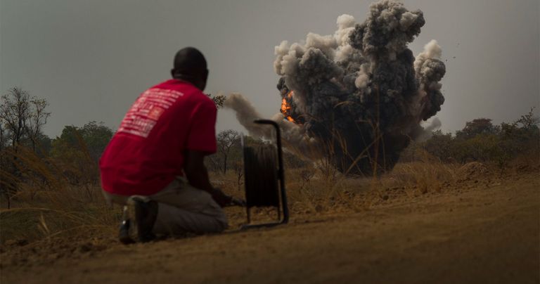 فرق إزالة الألغام بجنوب السودان
