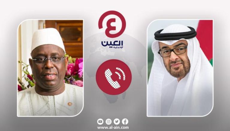 اتصال هاتفي بين الشيخ محمد بن زايد آل نهيان ورئيس السنغال