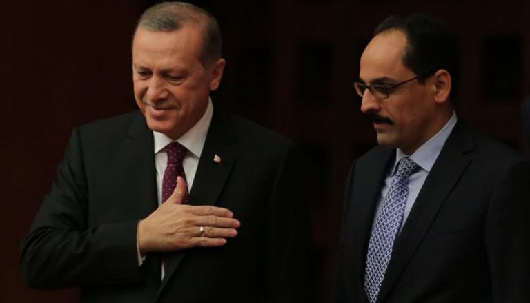 أردوغان ومتحدث الرئاسة التركية - أرشيفية