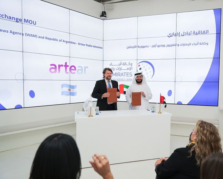 عبر إكسبو دبي.. "وام" تؤسس لنموذج مستدام للتعاون الإعلامي العالمي عبر إكسبو دبي..
