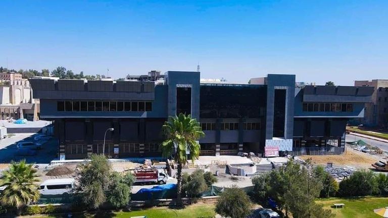 مبنى المكتبة المركزية في جامعة الموصل