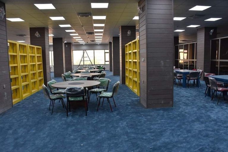 مبنى المكتبة المركزية في جامعة الموصل