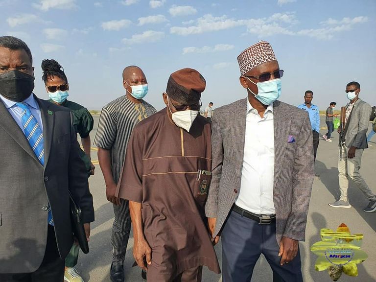 الرئيسة الإثيوبية سهلي ورق والمسؤولة الأممية أمينة محمد