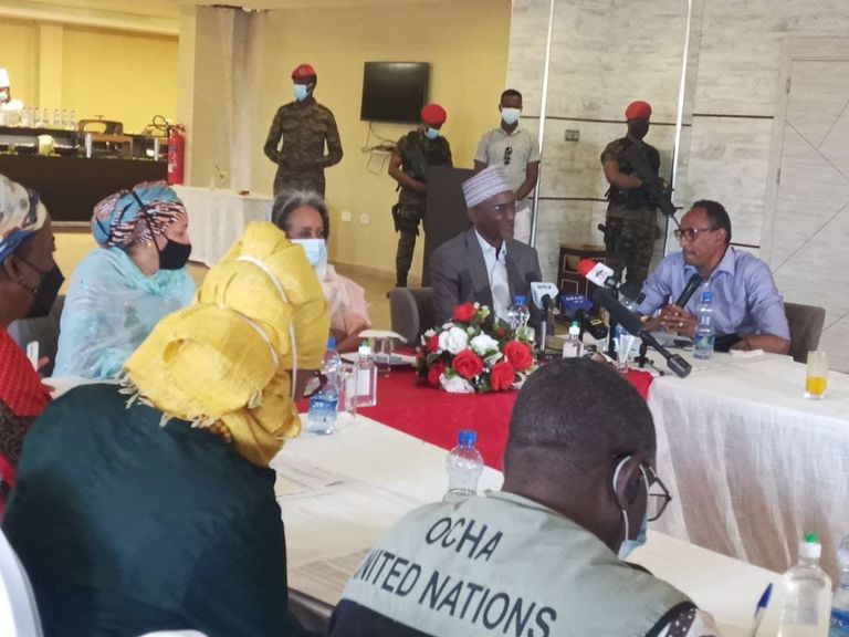 الرئيسة الإثيوبية سهلي ورق والمسؤولة الأممية أمينة محمد