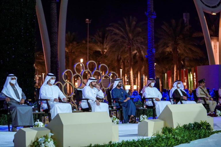 الشيخ محمد بن راشد آل مكتوم خلال "حفل تخريج الخمسين"