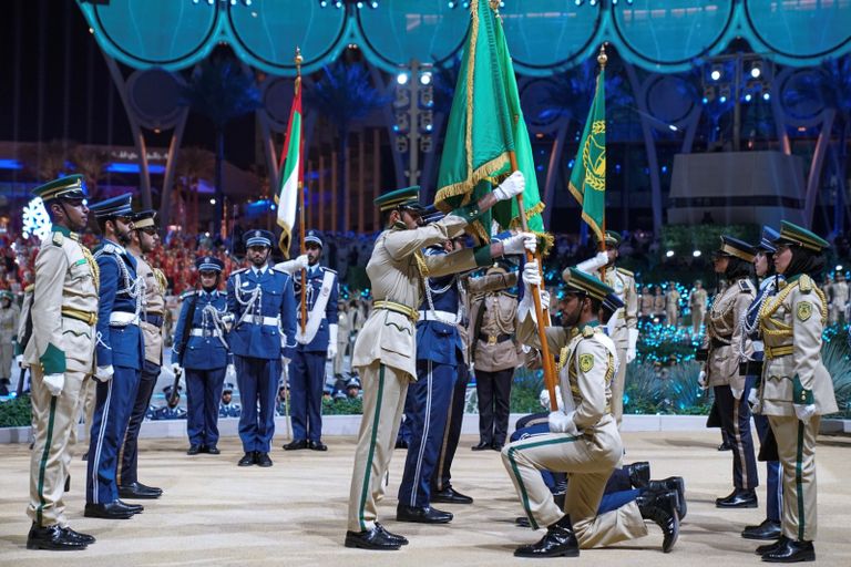 الشيخ محمد بن راشد آل مكتوم خلال "حفل تخريج الخمسين"