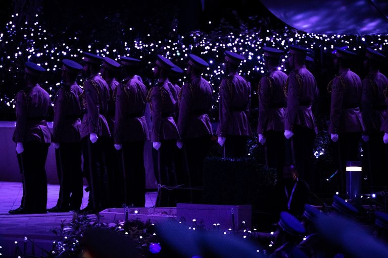 جانب من عرض شرطة دبي في 