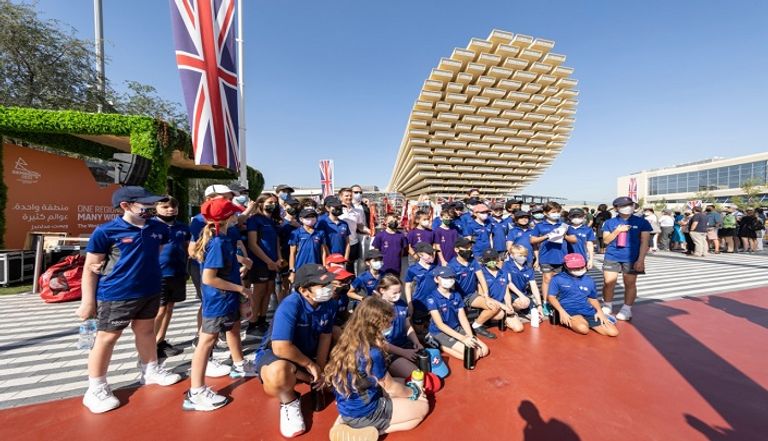 جانب من احتفالات بريطانيا باليوم الوطني في إكسبو دبي