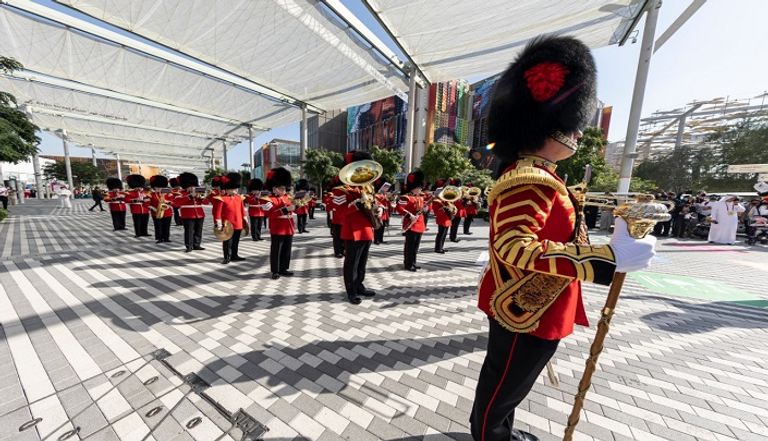 جانب من احتفالات بريطانيا باليوم الوطني في إكسبو دبي