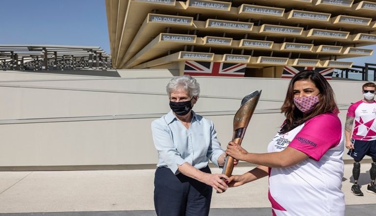 جانب من احتفالات بريطانيا باليوم الوطني في إكسبو دبي