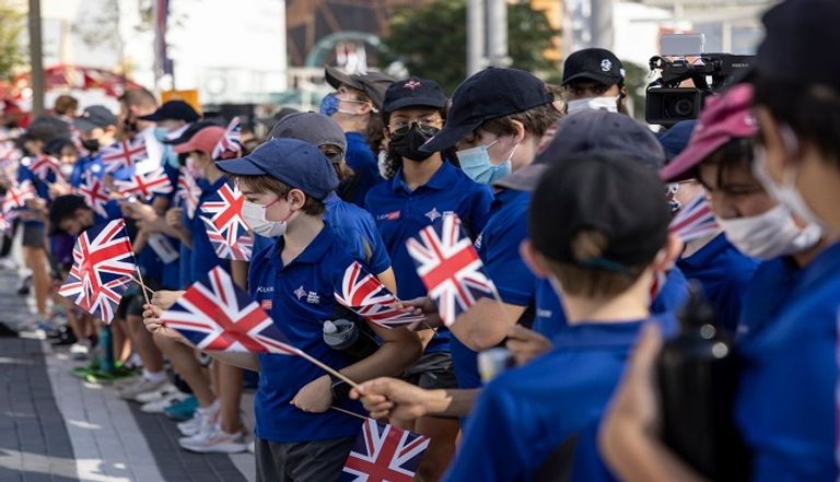 جانب من احتفالات بريطانيا باليوم الوطني في إكسبو دبي