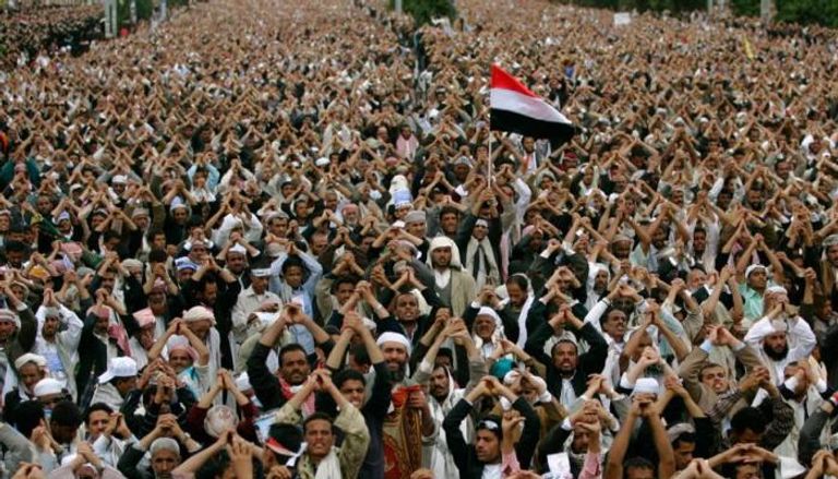 جانب من المظاهرات التي أنهت حكم علي عبدالله صالح في اليمن