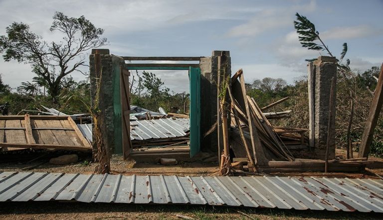 جانب من الدمار الذي خلّفه إعصار باتسيراي في مدغشقر