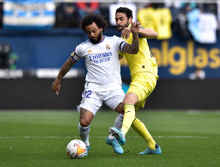 من مباراة فياريال وريال مدريد