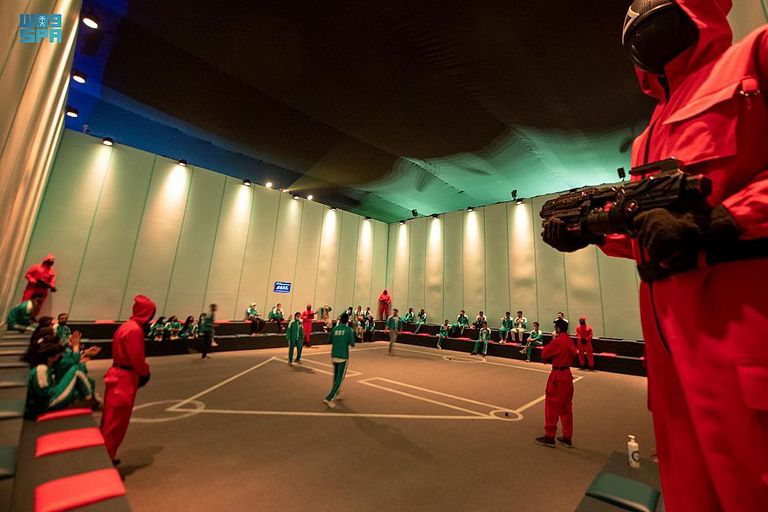 لعبة الحبار في موسم الرياض