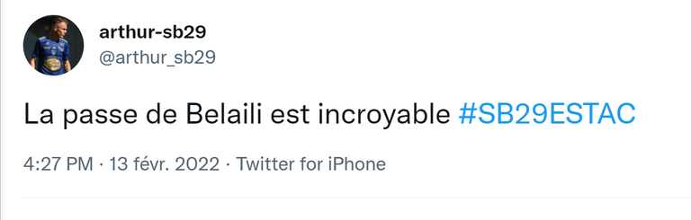 يوسف بلايلي لاعب بريست الفرنسي