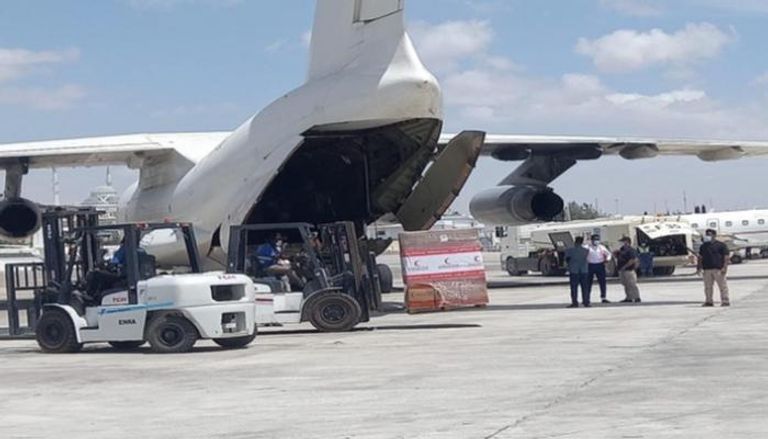 طائرة مساعدات إماراتية بالصومال- أرشيفية