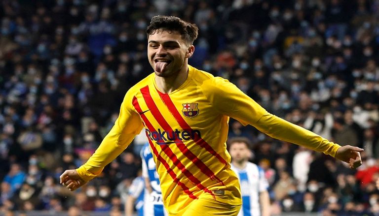 بيدري لاعب برشلونة برشلونة ضد إسبانيول