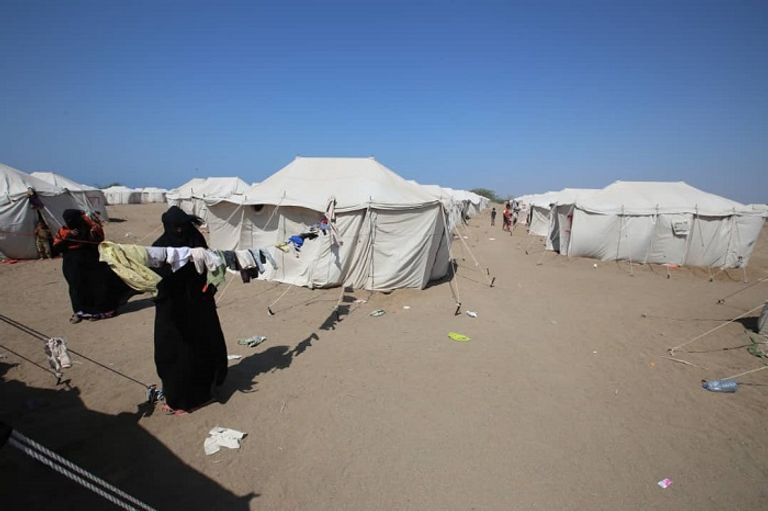 مخيمات النزوح في اليمن تفتقد لأبسط مقومات الحياة