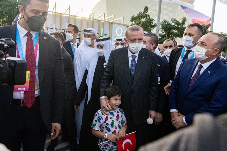 الرئيس التركي رجب طيب أردوغان في إكسبو 2020 دبي الرئيس التركي رجب طيب أردوغان في إكسبو 2020 دبي