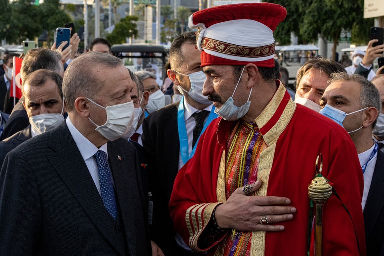 الرئيس التركي رجب طيب أردوغان في إكسبو 2020 دبي الرئيس التركي رجب طيب أردوغان في إكسبو 2020 دبي