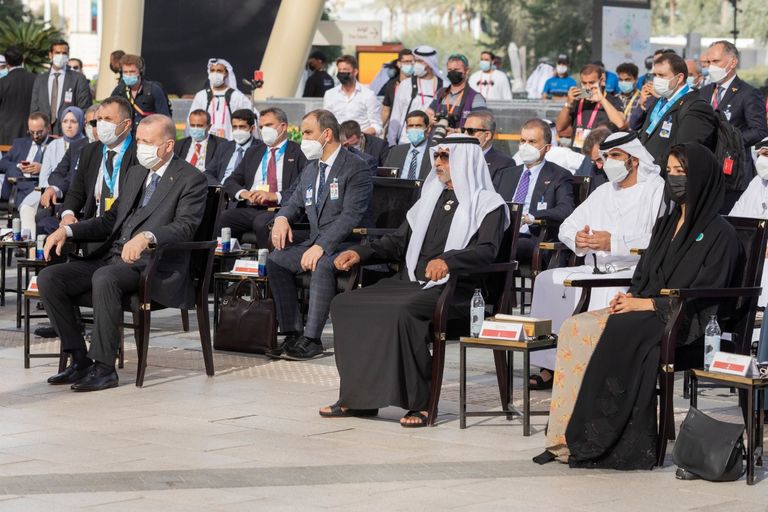 الرئيس التركي رجب طيب أردوغان في إكسبو 2020 دبي الرئيس التركي رجب طيب أردوغان في إكسبو 2020 دبي