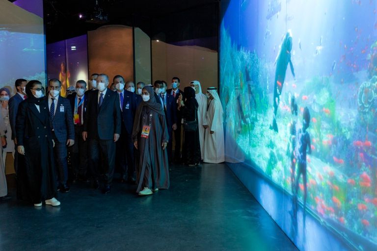 الرئيس التركي رجب طيب أردوغان في إكسبو 2020 دبي الرئيس التركي رجب طيب أردوغان في إكسبو 2020 دبي