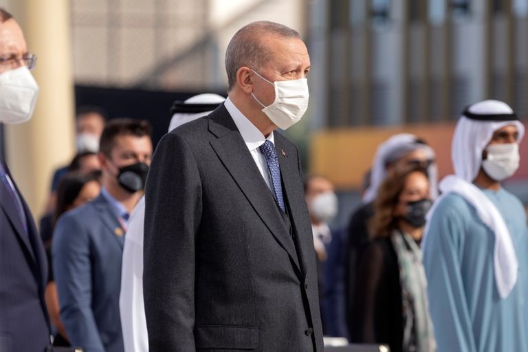 الرئيس التركي رجب طيب أردوغان في إكسبو 2020 دبي الرئيس التركي رجب طيب أردوغان في إكسبو 2020 دبي