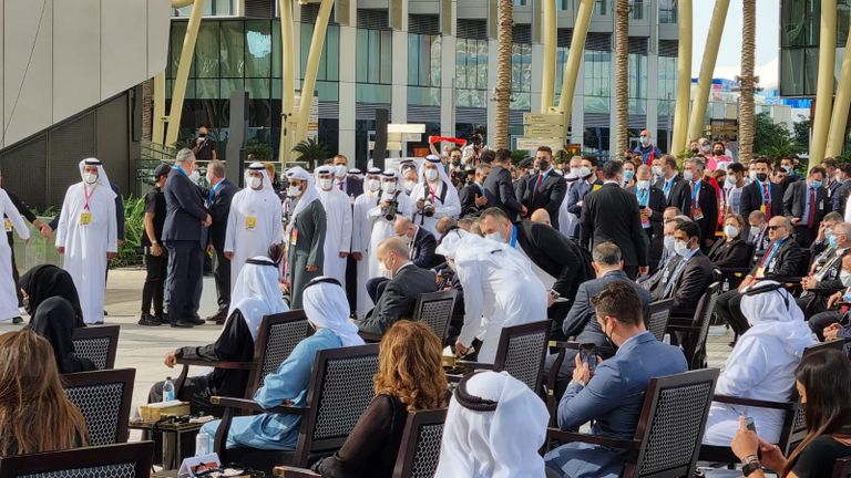 الرئيس التركي رجب طيب أردوغان في إكسبو دبي