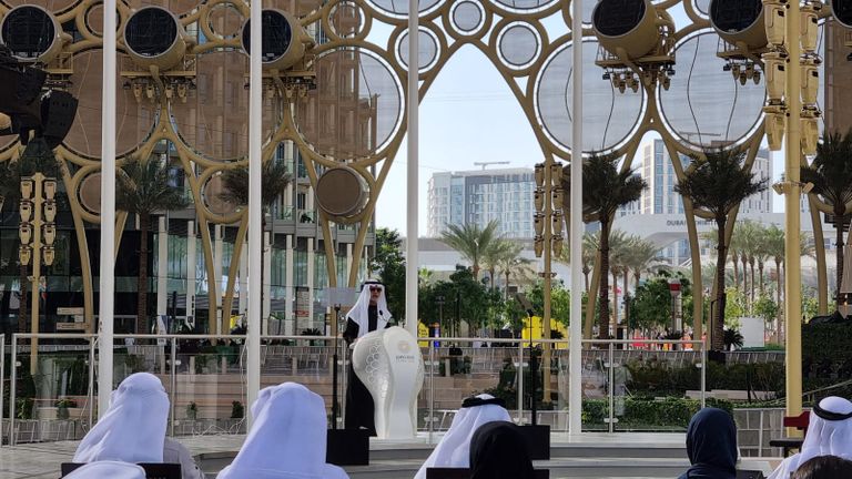 الرئيس التركي رجب طيب أردوغان في إكسبو دبي