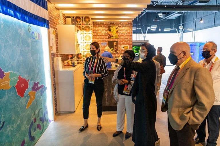 نورة الكعبي تزور جناحي كمبوديا وكوبا في إكسبو 2020 دبي نورة الكعبي تزور جناحي كمبوديا وكوبا في إكسبو 2020 دبي