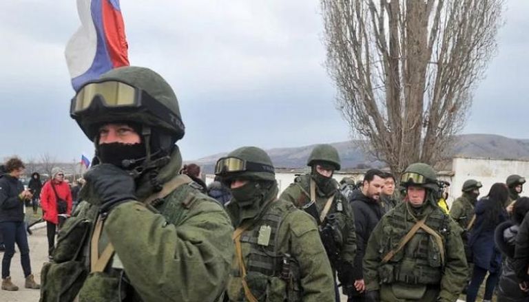 حشود روسية قرب الحدود الأوكرانية- أرشيفية