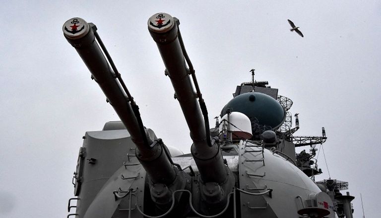 الرئيس الروسي فلاديمير بوتين ووزير الدفاع سيرجي شويجو